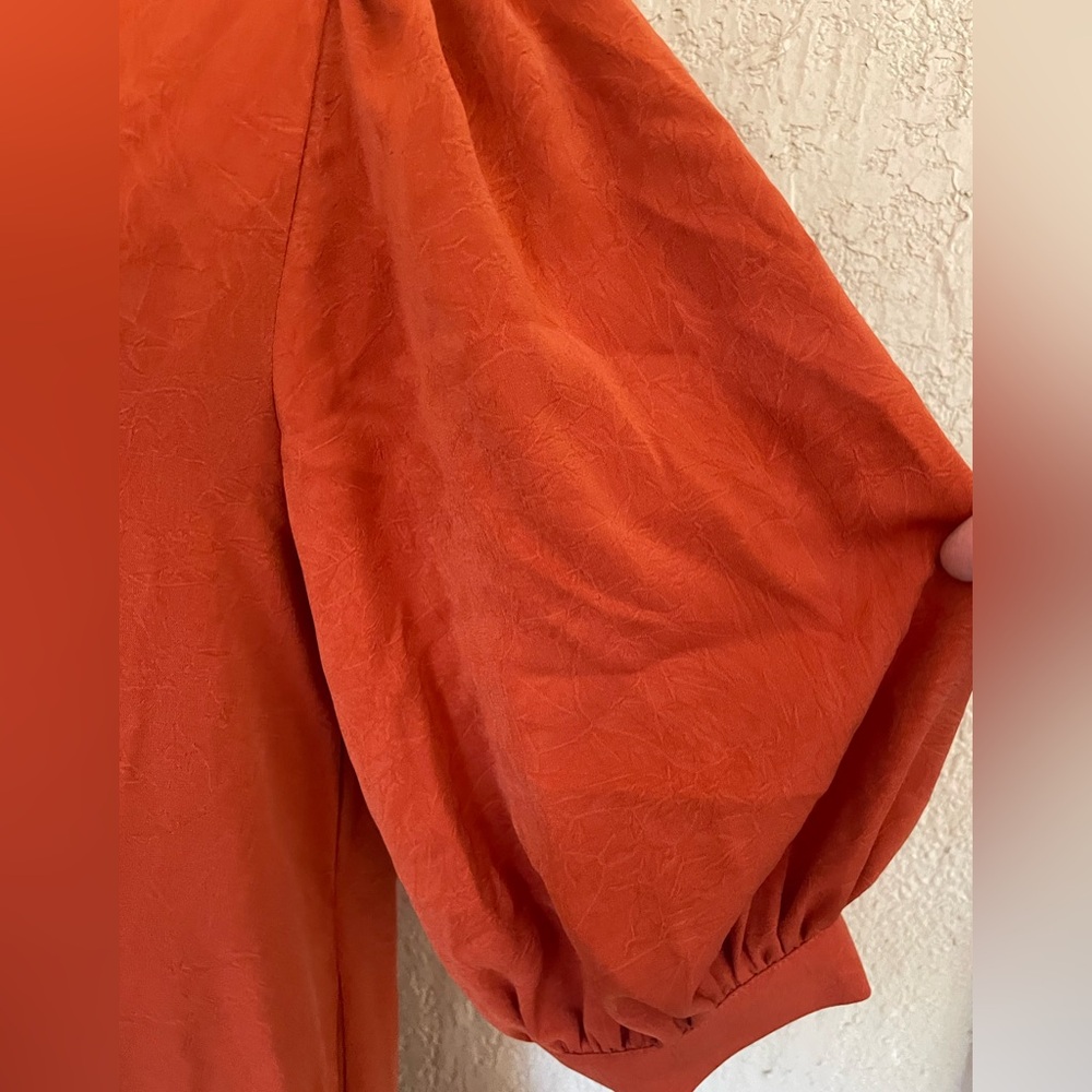 JODIFL Orange Ruffle Dress - Picture 3 of 5